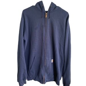 Carhartt Full Zip Hoodie Sweatshirt Men’s Size Large Tall Workwear Jacket